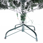 Ёлка «Снежные огни» 210 см, ПВХ с белым напылением 310 ламп LED (1222 ветки)