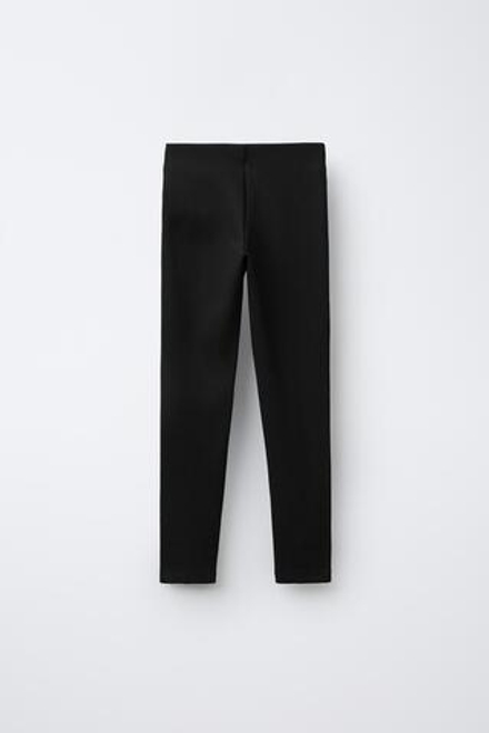 ZARA ЛЕГИНСЫ С ПУГОВИЦАМИ, ЧЕРНЫЙ