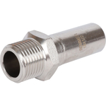 ROMMER Вставка с НР 18x1/2" из нержавеющей стали прессовой