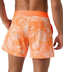 Мужские теннисные шорты Björn Borg Ace Printed - Оранжевый