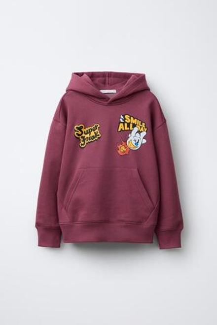 ZARA ХУДИ SUPERFREAK DANIEL WHITEHOUSE ©, БОРДОВЫЙ