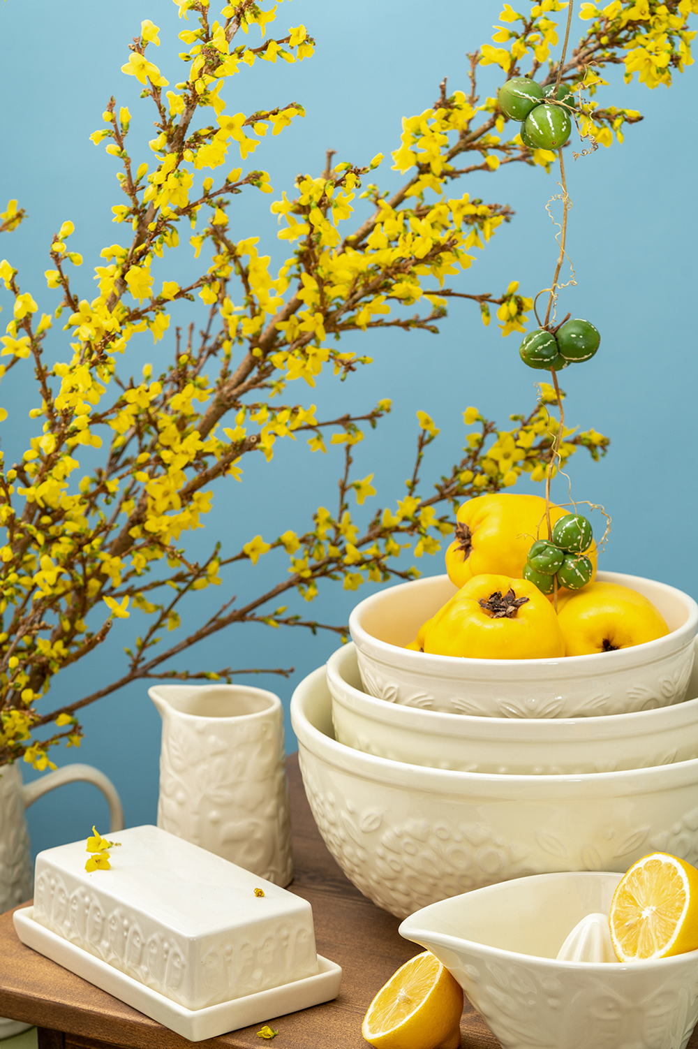 Масленка Liberty Jones Birds of Paradise кремовая