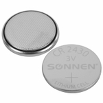 батарейка литиевая CR2430 1 шт. "таблетка дисковая кнопочная" SONNEN Lithium в блистере (20 штук в упаковке)