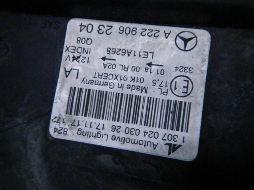 Фара левая Mercedes S w222 (2013-2017) LED