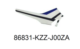 86831-KZZ-J00ZA. STRIPE, R. SIDE COVER *TYPE1*. Honda CRF250Rally, Sticker OEM