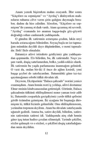 Və dalğalandı yaddaş tarlası