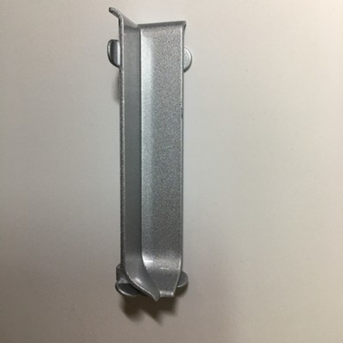 80(м) Внутр. угол алюм. к пл. 80мм "DO-1" Серебро мат. анод.