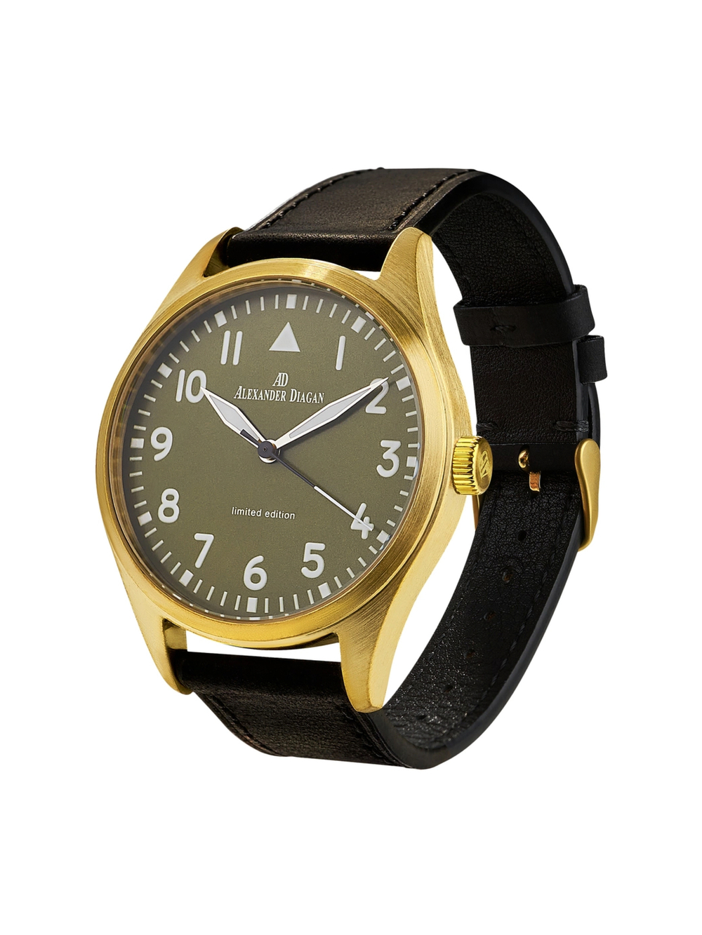 Часы кварцевые Earth Multi green