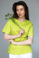 Блуза женская м65-2 toray стретч лайм