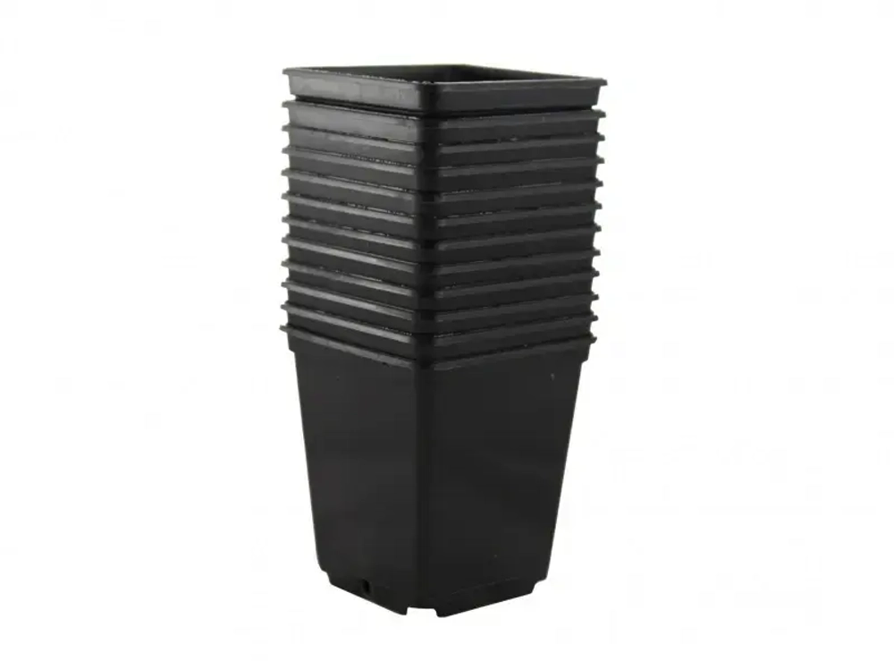 Набор горшков для рассады 12шт*0,25л черный