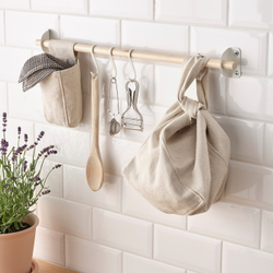 IKEA NEREBY  (ИКЕА НЕРЕБЙ)  -  Крючок "s", белый