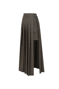 Юбка с внутренними шортами в клетку