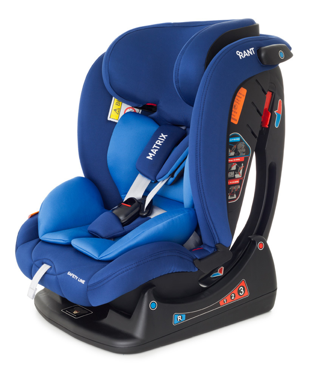 Автокресло Rant AY913 "MATRIX" Safety Line (Sapphire Blue) группа 0+-1-2-3  (0-36 кг)