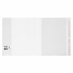 Обложка ПП 300х470 мм для учебников, контурных карт, атласов, ПИФАГОР, КЛЕЙКИЙ КРАЙ, 70 мкм, штрих-код, 229366