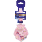 Расческа массажная детская «ФРАТТИ БУМ», единорожек Лакки, форма ракушка, 20*6,5см (блистер Ультрамарин)