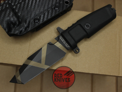 Нож Extrema Ratio Fulcrum C - черная рукоять, клинок черный камо