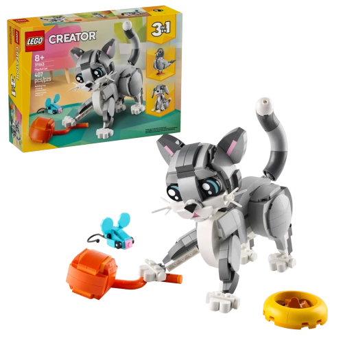 Конструктор LEGO Creator 31163 Игривый кот, 3в1