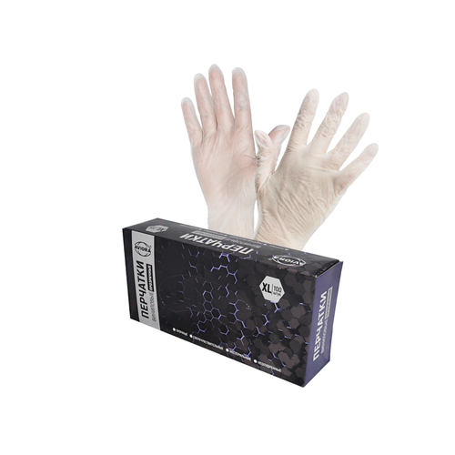 Перчатка винил ХL неопудр AVIORA 100 шт/10