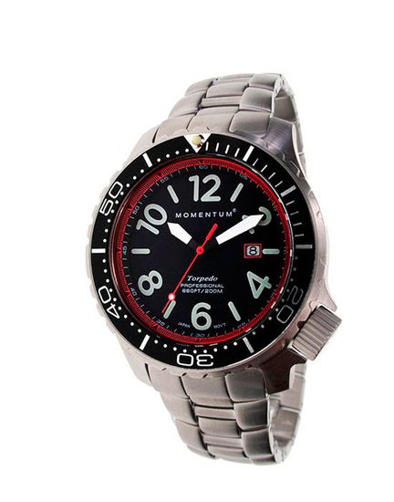 Канадские часы Momentum TORPEDO  BLAST RED 1M-DV74R0