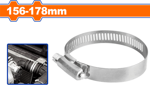Червячный хомут 156х178 мм 5 шт (25/250) WADFOW WHU2921