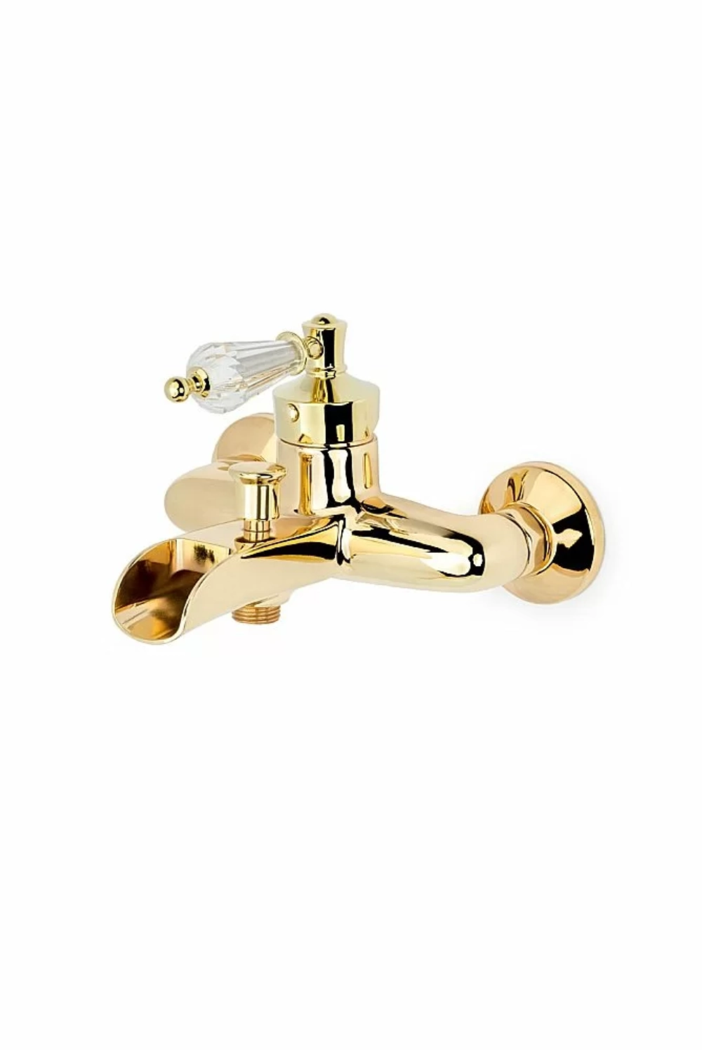 Смеситель для ванны Boheme Vogue 213-SW золото/ручка Swarovski