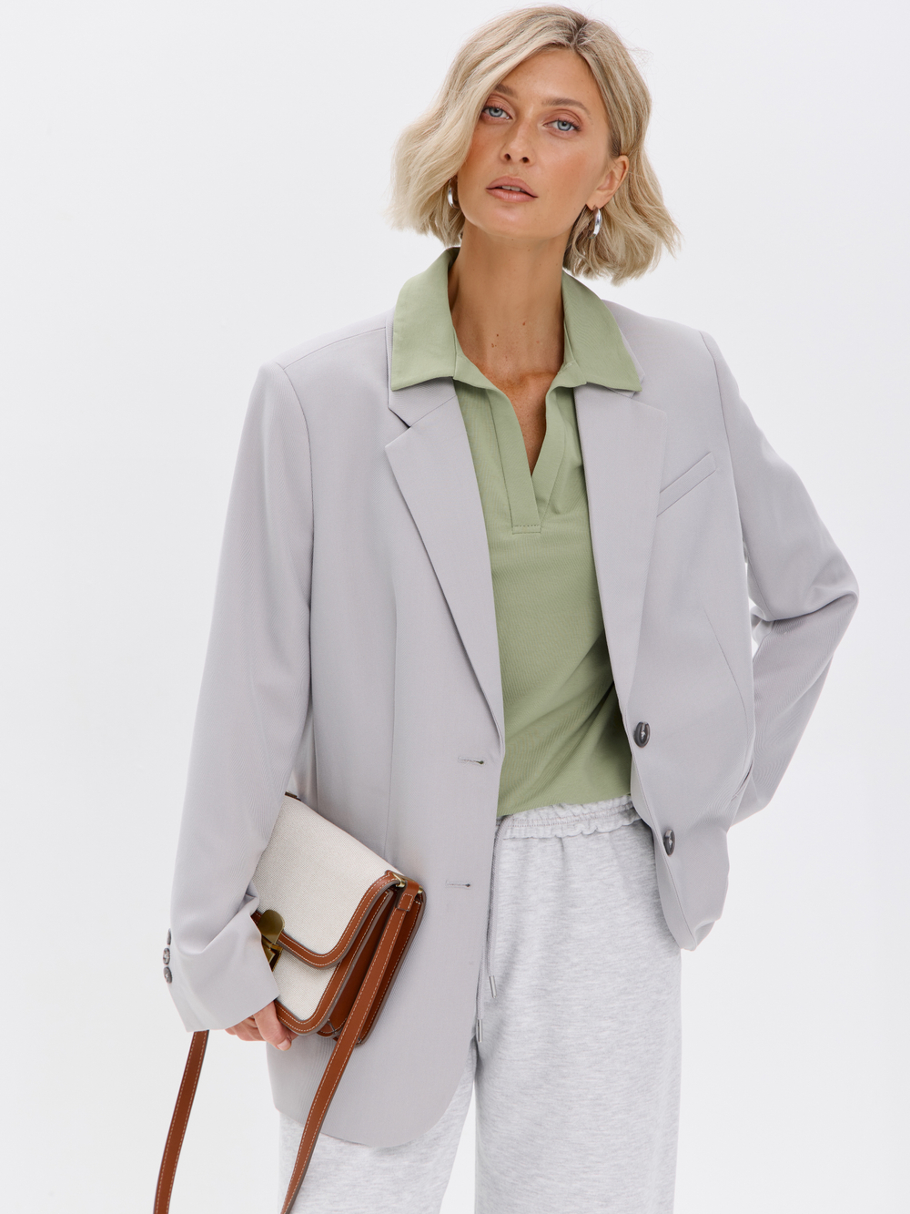 Футболка из хлопка с воротником поло