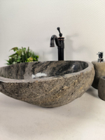 Раковина из речного камня RS-65626 49*48*15 0857