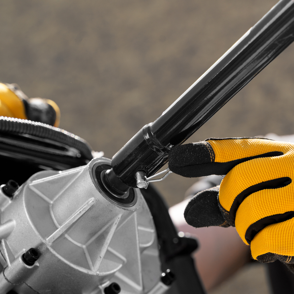 Шнек для грунта ER-150, диаметр 150мм, длина 800мм,соединение 20мм, съёмный нож// Denzel