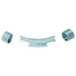 Фиксатор поворота трубы REHAU 20/45гр с кольцами, оцинк. сталь