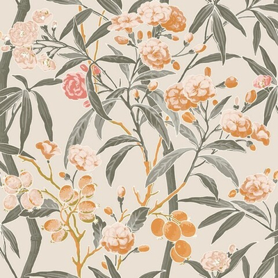 Обои виниловые на флизелине Casadeco Cuba арт. 8433 33 48 CBBA