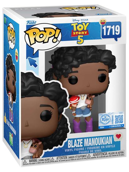Фигурка Funko POP! Disney Toy Story 5 Blaze Manoukian (Exc) (1719) 91994 / Фигурка Фанко ПОП! по мотивам мультфильма "История игрушек 5", Блейз Манукян