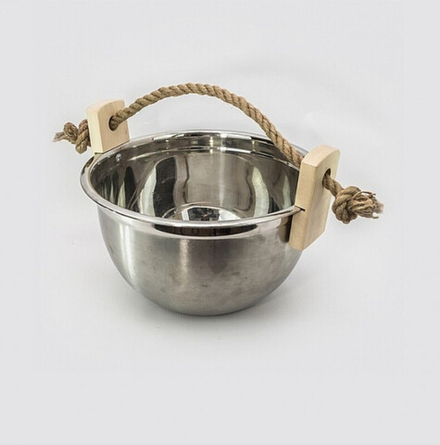 Шайка нерж.9 л (ручка канат)