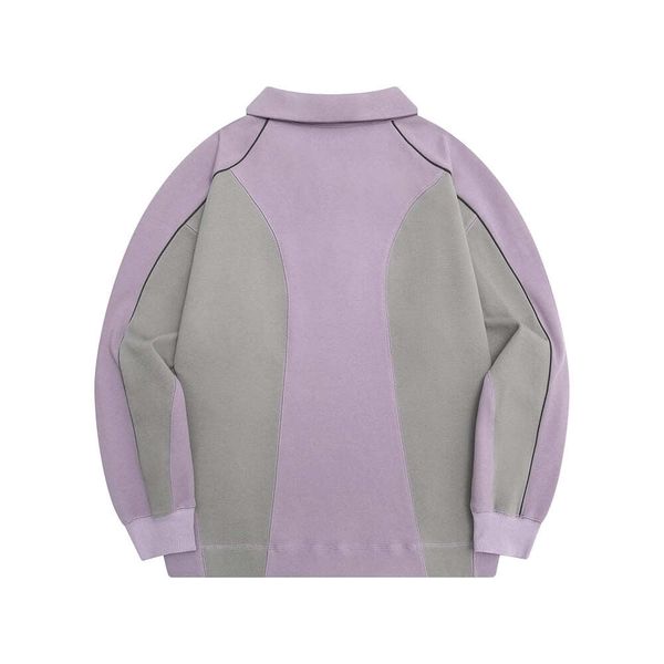 Толстовка College star фиолетовая / серая - фото 2