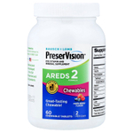 PreserVision, AREDS 2 Formula, ягодное ассорти, 60 жевательных таблеток
