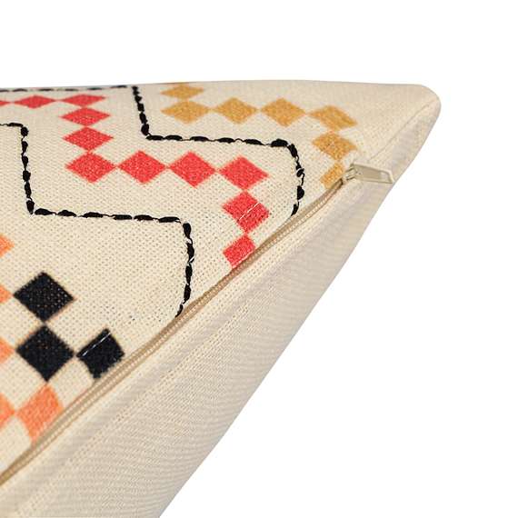 Подушка декоративная по мотивам башкирских орнаментов из коллекции cultural heritage, 45х45 см