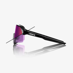 Спортивные очки с диоптриями 100% S3 - Gloss Black - Purple Mirror Photochromic