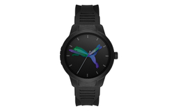PUMA Wrist Watch Quartz Movement Plastic Strap 43mm Black Dial Men"s Watches