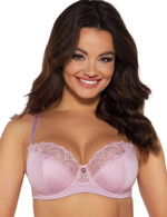 Розовый бюстгальтер Freesia с чашками на тонком поролоне (Размер: 100C) (Цвет: розовый)