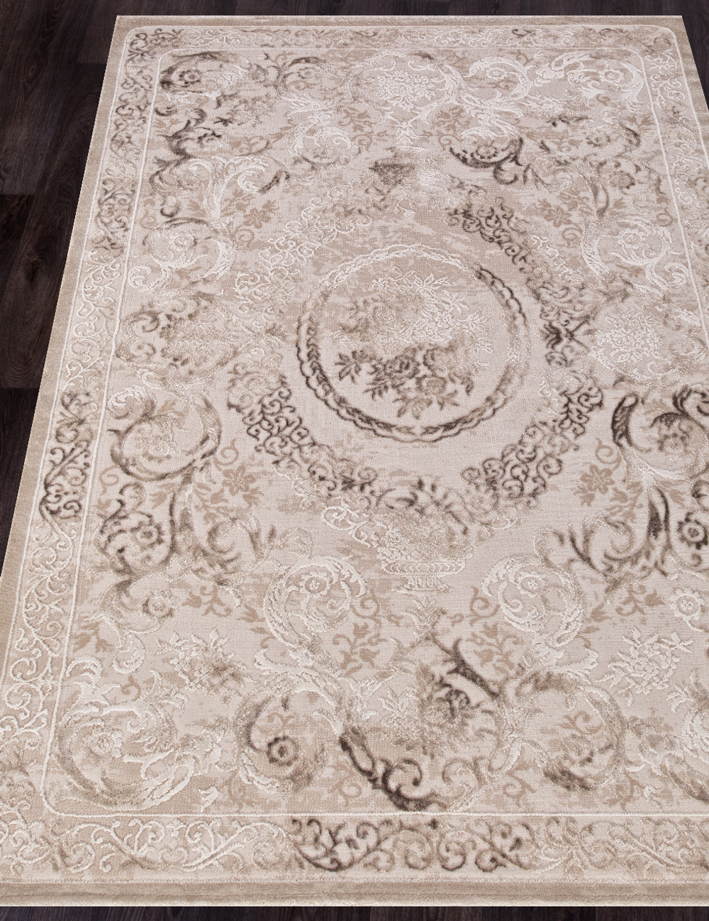 Ковер 03701A - BROWN / BROWN - Прямоугольник - коллекция ARMINA размер 160*230см