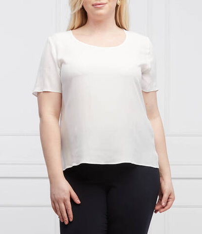 блузка bella plus size Persona by Marina Rinaldi - белый(1111362)