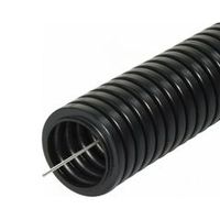 Труба гофрированная ПНД черная 16 мм с протяжкой 25 м