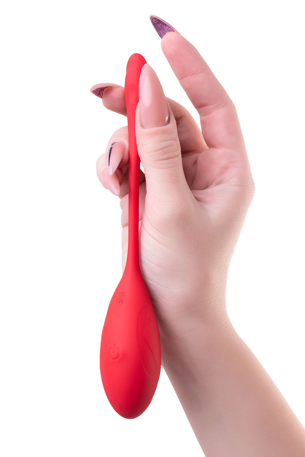 Виброяйцо Levett Alina, силикон, красное, 18 см