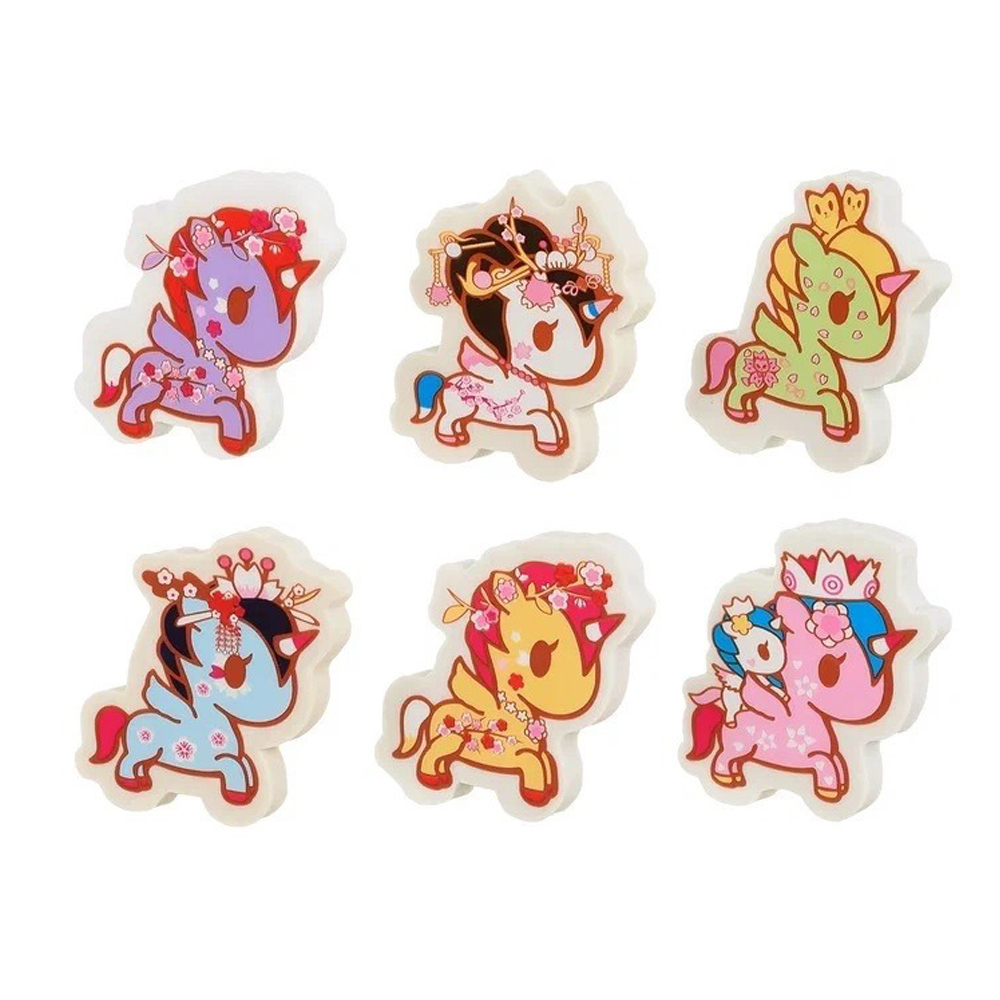 Ластик Basir, фигурный, серия "Единорог", цветной корпус в форме милых единорогов