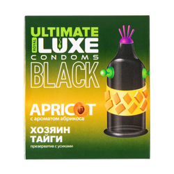 Презерватив LUXE ULTIMATE Хозяин Тайги (черный, аромат Абрикоса)