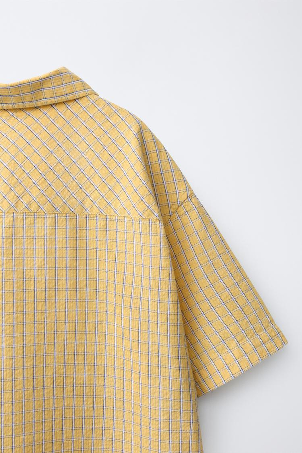 ZARA X PUKAS РУБАШКА PUKAS SURF В КЛЕТКУ, ОРАНЖЕВЫЙ