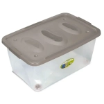 Ящик универсальный Астело 600х280мм на колесиках коричнево-серый