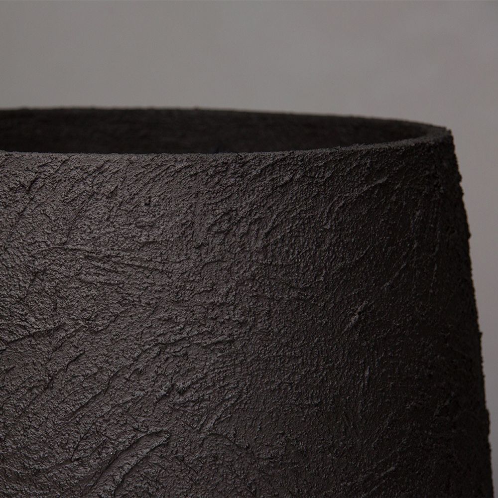 Кашпо CONIC BLACK MAX 30 x 30 x 50