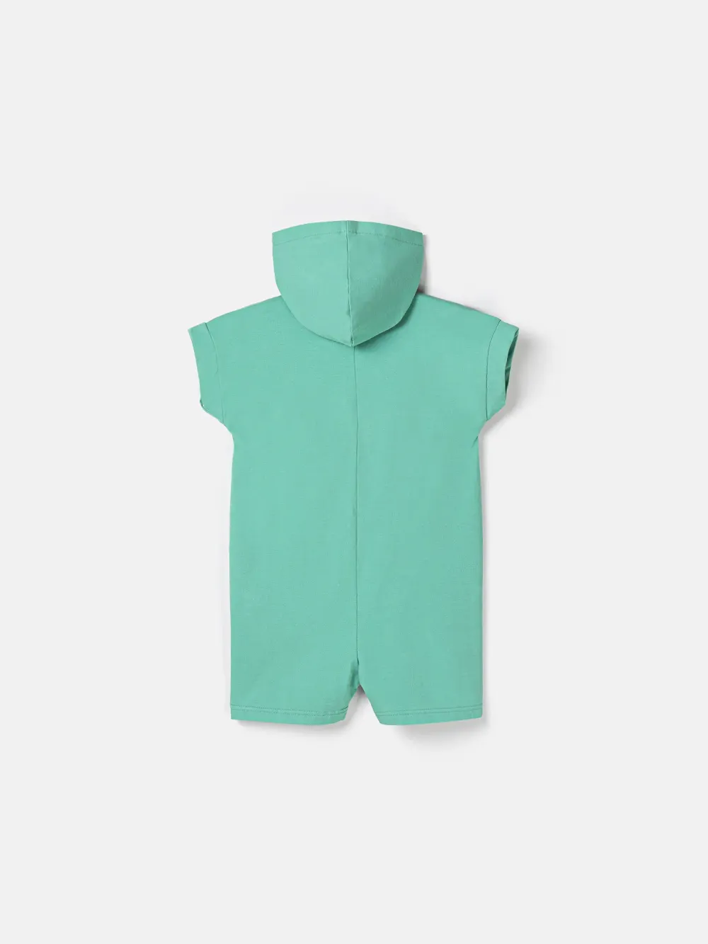 Ромпер на молнии с капюшоном "Зеленая мята"