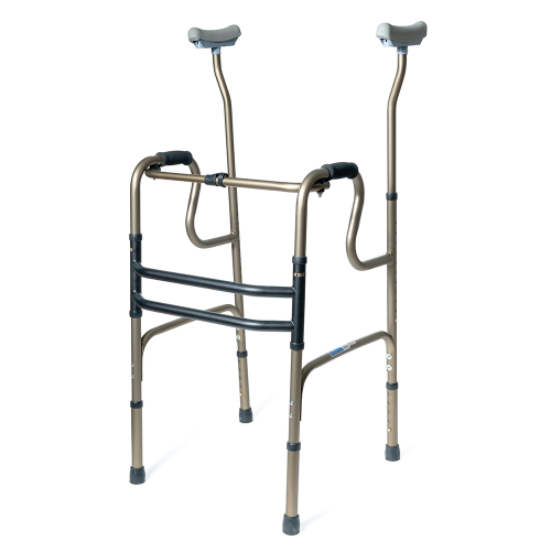 Ходунки шагающие складные с подмышечной опорой 10189