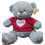 Мягкая игрушка "Мишка Тедди в свитере Loves" 28см